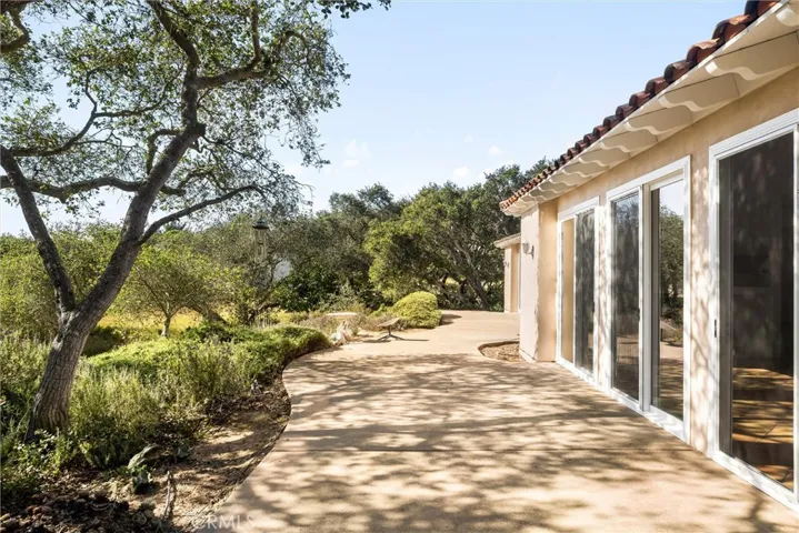 rear patio
