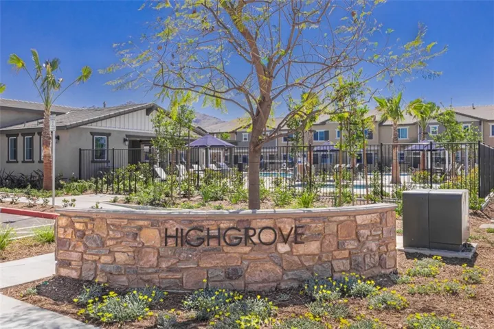 Highgrove Association clubhouse and amenities.