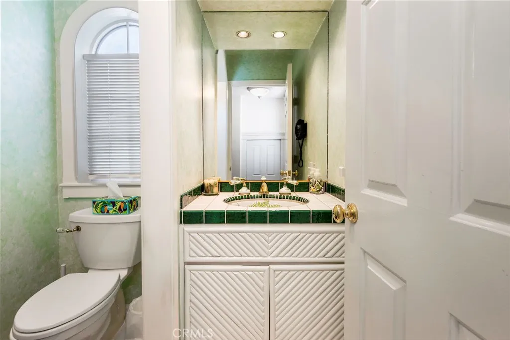Downstairs powder room