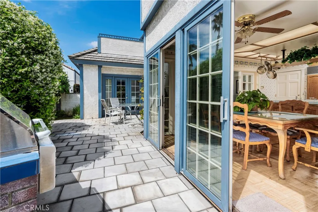 Patio off of kitchen