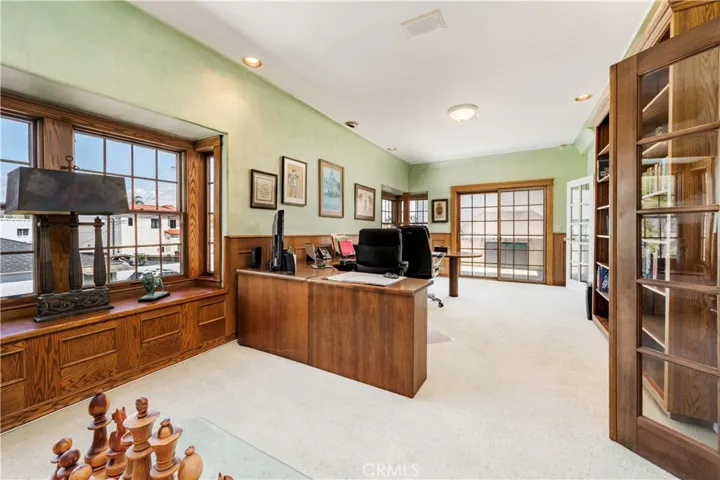 Office next to family room