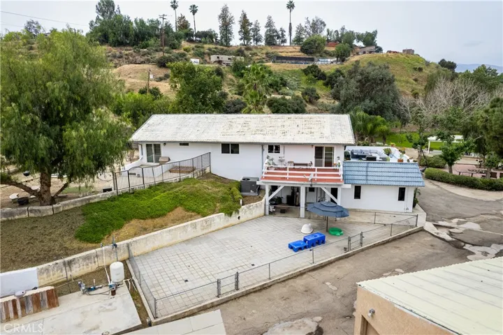 back of main house