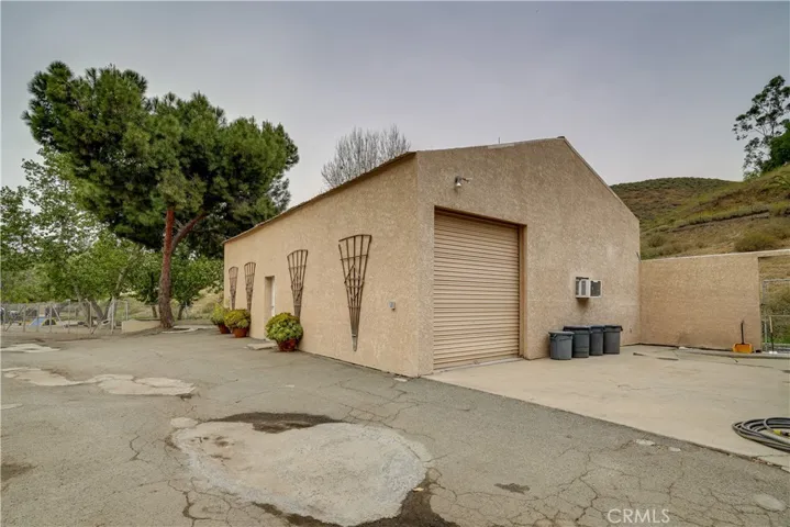 Warehouse with RV entrance