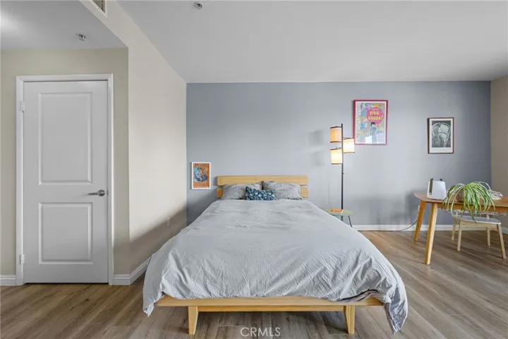 Queen size bed with more room.
