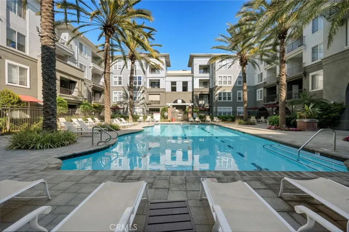 Nice lap pool at center of complex.