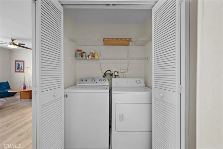 Full size laundry.Washer & dryer included.