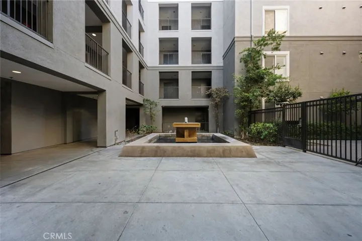 Courtyard fountain.