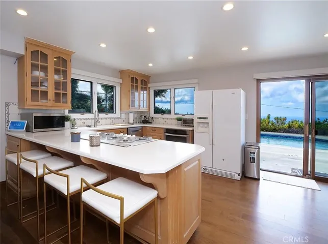 Kitchen Looking Out to Ocean View