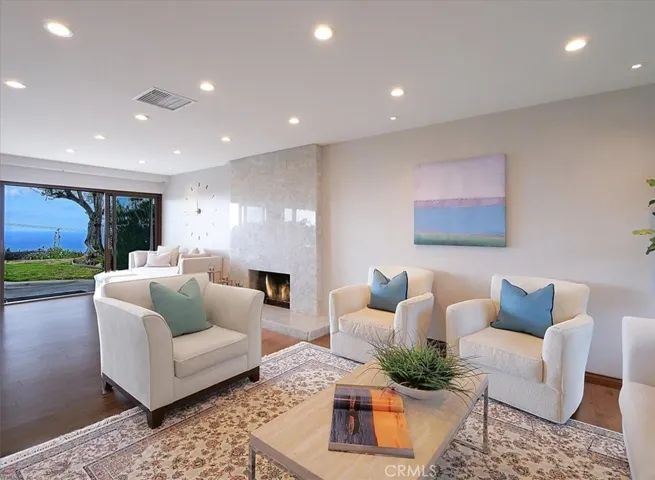 Living Room Looking Out to Ocean View