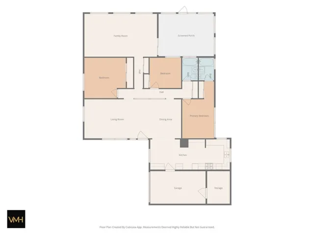 Floor plan of the house