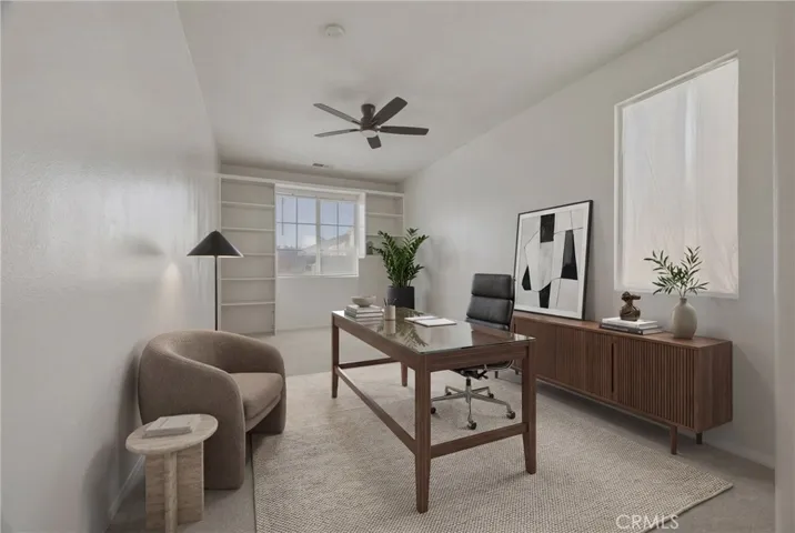 Digitally altered. Downstairs den / office / flexroom.
