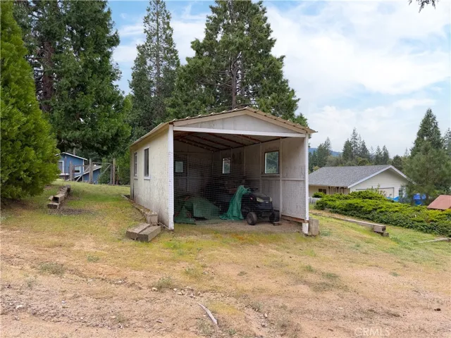 Equipment shed.