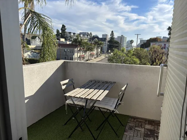 balcony off bedroom 2