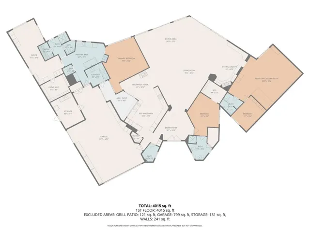 Floor Plan Camino del Rey