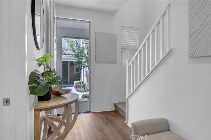 Pretty entryway greets you