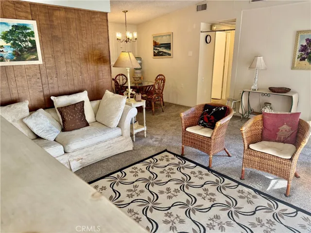 Living Room With View of Dining Area.