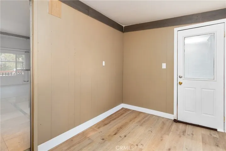 laundry room. Leads to backyard