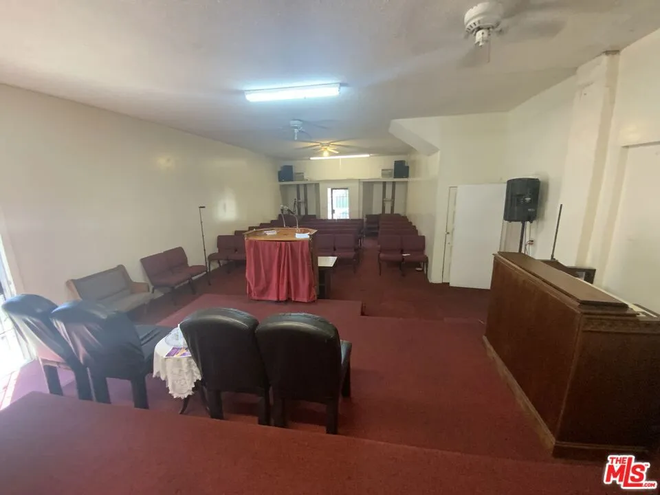 View of Church Pew