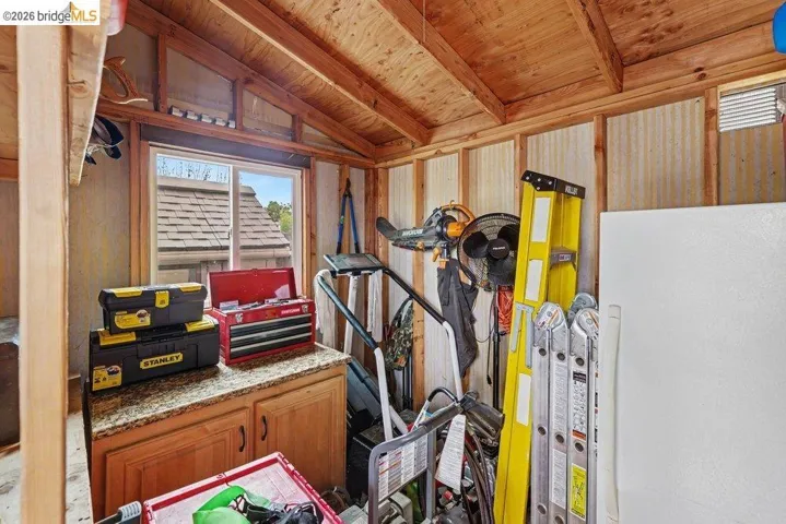 View of storage room