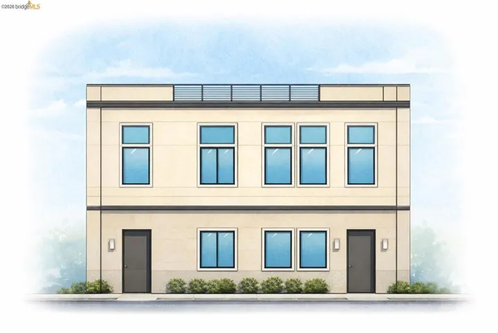View of front of property featuring stucco siding