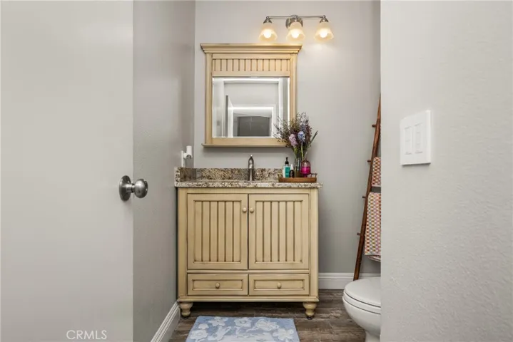 Downstairs powder room