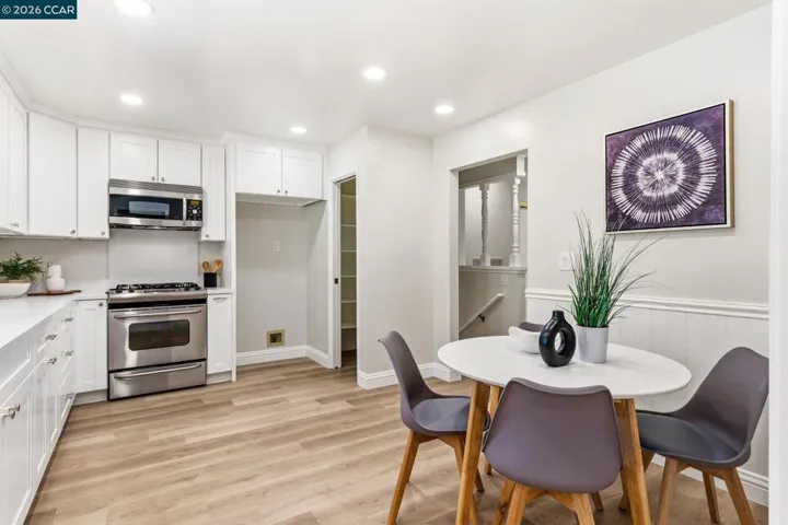 Updated kitchen with eat-in area.