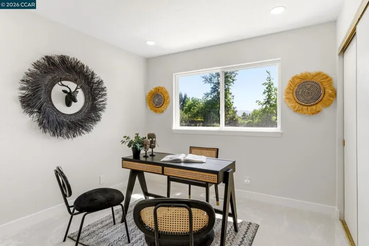 Bedroom Staged as an office.