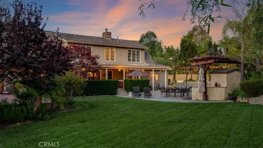 Side yard evening