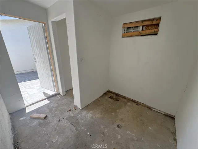 Storage attached to Garage