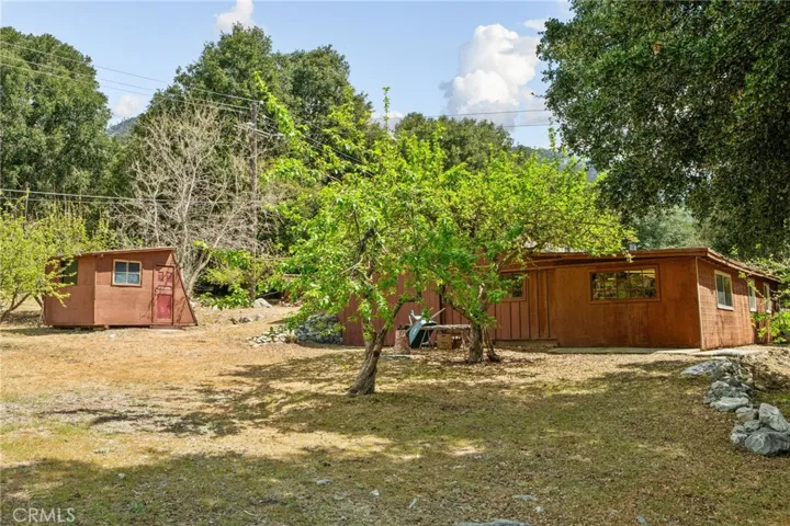Back of workshop and shed