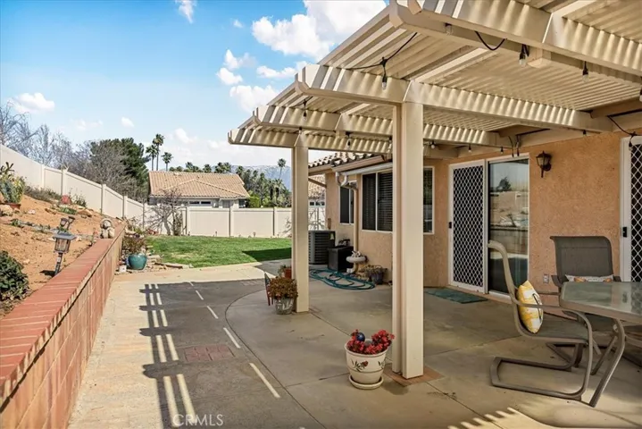 Patio in Backyard