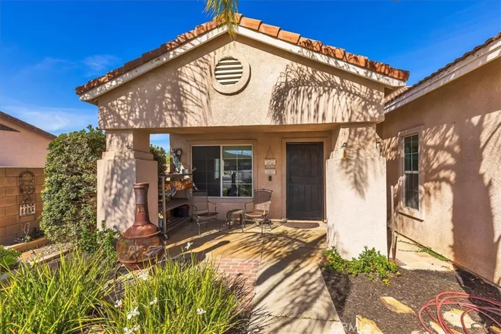 Relax on your covered front porch.