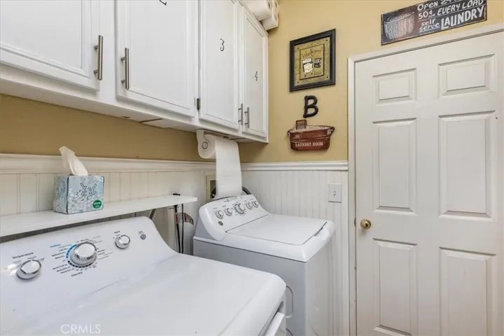 Indoor laundry.