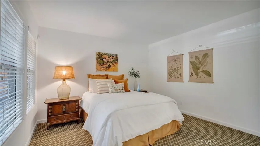 The main floor bedroom