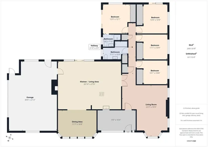 Square footage is approximent.