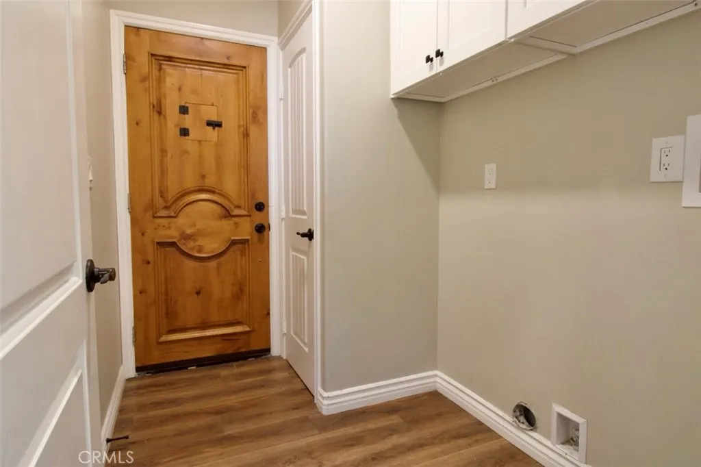 Laundry Area with Door to Exterior