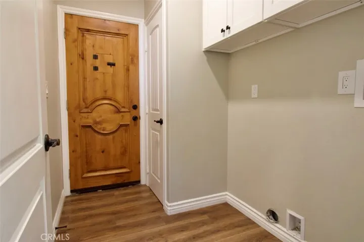 Laundry Area with Door to Exterior