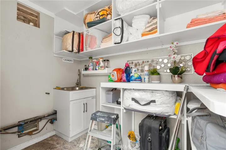 Laundry Room attached to Garage