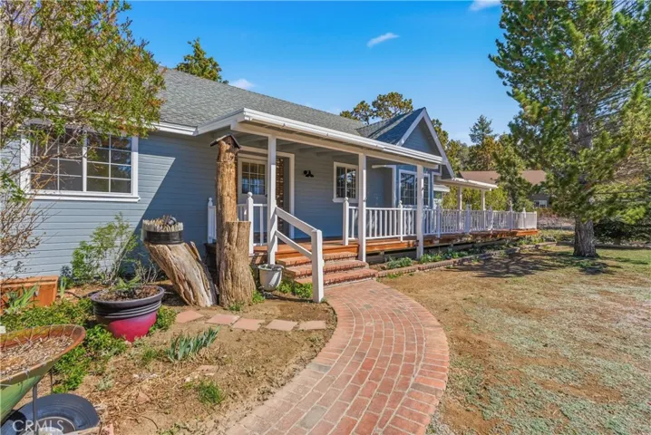 Walkway leading to front door