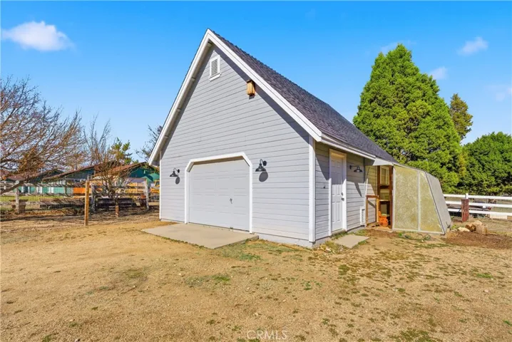 Detached second garage