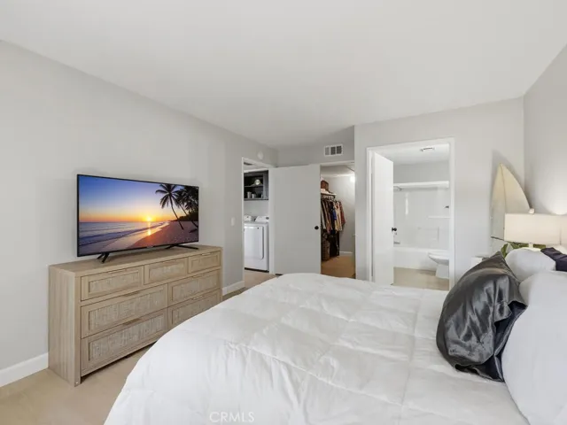 Main bedroom with closet and bath
