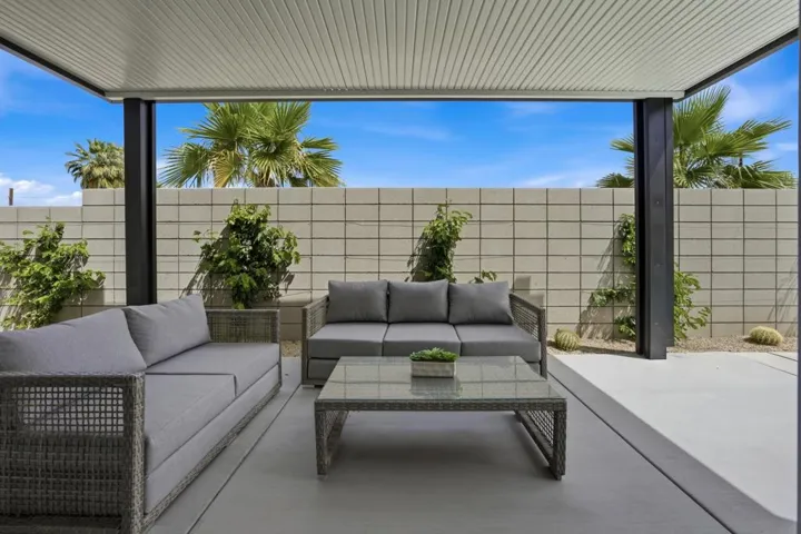 Covered patio