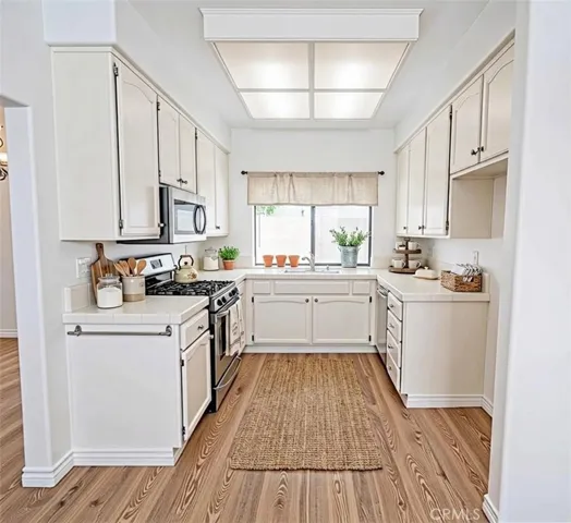 Kitchen, virtually staged.
