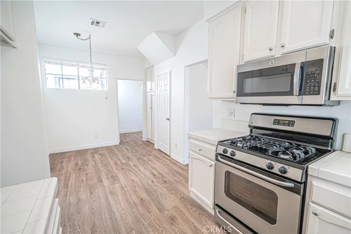 Kitchen with eat in dining.