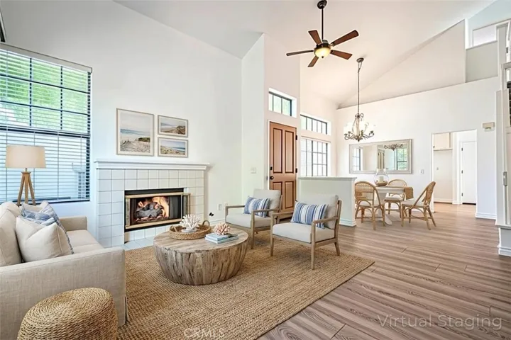 Living and Dining Rooms, virtually staged.
