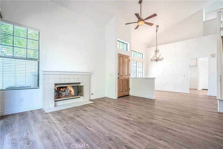 Large Living Room with soaring Ceilings.