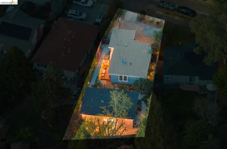 aerial view of property