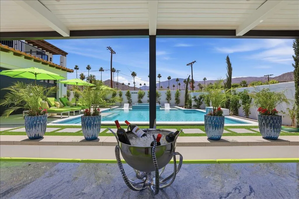 View to Pool from Patio