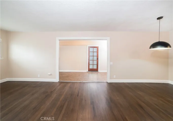 Entry view from den towards the hallway