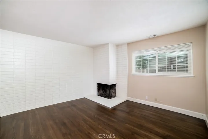 Family room with cozy fireplace